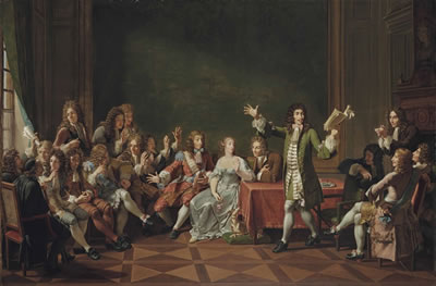 Molière lisant sa comédie du Tartuffe chez Ninon de Lenclos