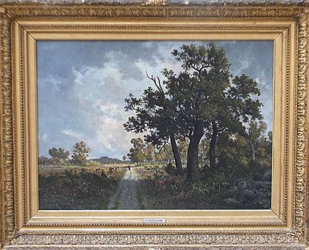 Shady path near Barbizon