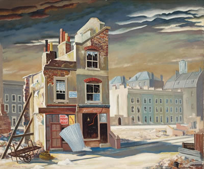 Bomb damage in Archer street