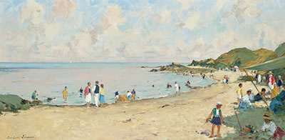 Sur la plage