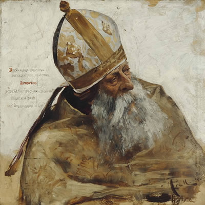 Portrait of a bishop