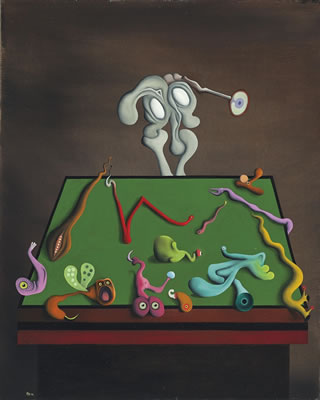 Blind watchmaker by Desmond John Morris - Auction record, sale price, and art valuation. Compare with similar artists and explore comparable artworks.