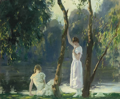 Sample artwork by Archibald George Barnes (1887 - 1972), known for portrait painting, combat artist, teaching - View similar artists and auction records
