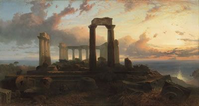 Temple of Aphaea in Aegina, Greece by Harry John Johnson - Auction record, sale price, and art valuation. Compare with similar artists and explore comparable artworks.