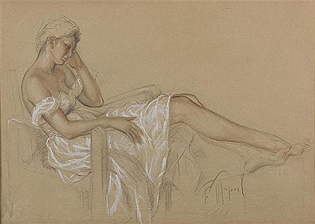 Femme allongée