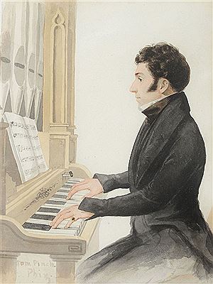 Tom Pinch at a chamber organ by Hablot Knight Browne - Auction record, sale price, and art valuation. Compare with similar artists and explore comparable artworks.