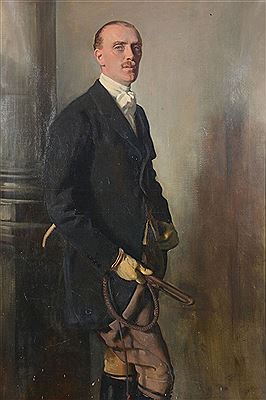 Portrait of a gentleman in hunting dress