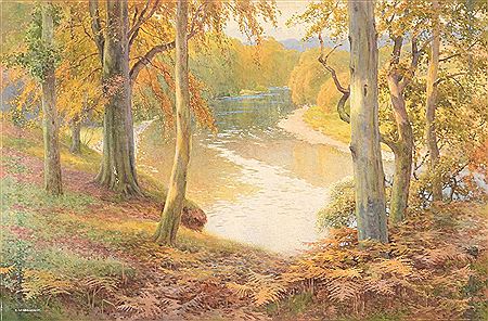 Teesdale, Co. Durham by Ernest William Haslehust - Auction record, sale price, and art valuation. Compare with similar artists and explore comparable artworks.
