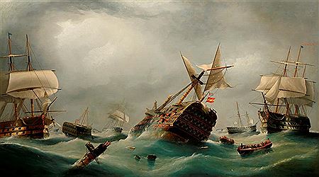 October 22nd 1805: The Day after Trafalgar by J L Tudgay - Auction record, sale price, and art valuation. Compare with similar artists and explore comparable artworks.
