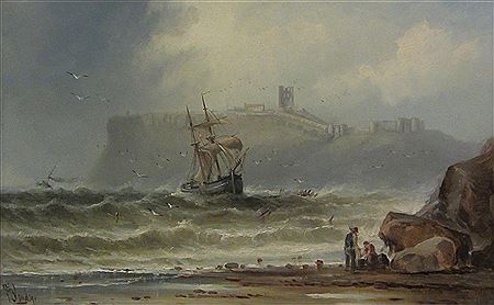Wreck in the North Bay Scarborough by John F Bland - Auction record, sale price, and art valuation. Compare with similar artists and explore comparable artworks.