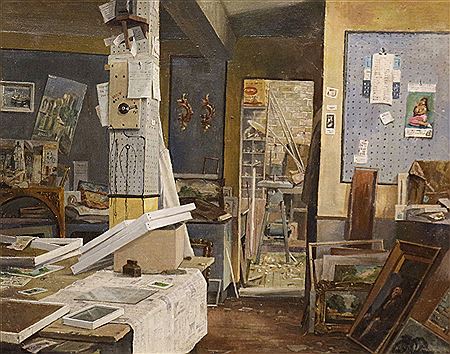 The 'Picture Framers' Workshop by Don Micklethwaite - Auction record, sale price, and art valuation. Compare with similar artists and explore comparable artworks.