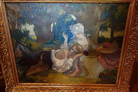 "Auprès de ma blonde" by Rene Marie Joseph Castaing - Auction record, sale price, and art valuation. Compare with similar artists and explore comparable artworks.