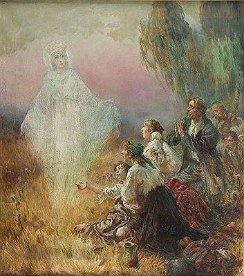 Apparition of the Virgin Mary to the villagers, 1916