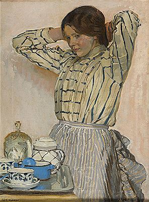 "Girl with Coffe"