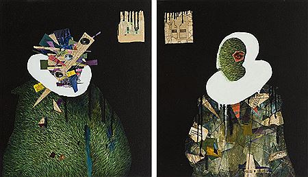 Untitled, diptych, 2011