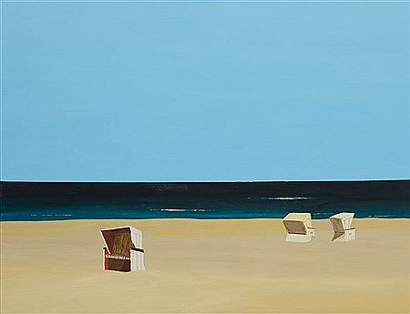 Basket on beach