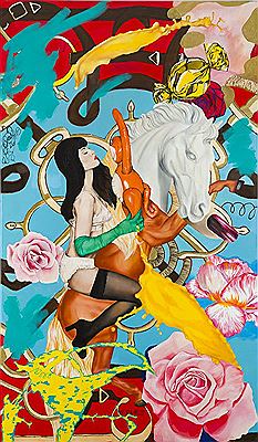 Sample artwork by Katarzyna Pieczynska (Born 1989), known for painting - View similar artists and auction records