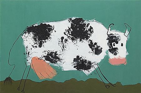 Cow by Anna Molas - Auction record, sale price, and art valuation. Compare with similar artists and explore comparable artworks.