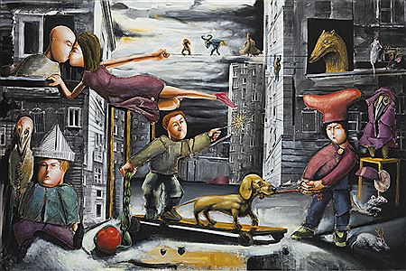 Warsaw, fun and mischief by Maciej Ciesla - Auction record, sale price, and art valuation. Compare with similar artists and explore comparable artworks.
