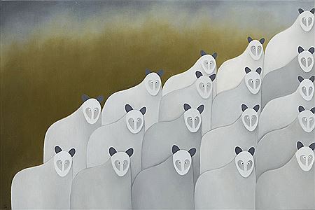 Sheep horn by Wioletta Winiarczyk - Auction record, sale price, and art valuation. Compare with similar artists and explore comparable artworks.