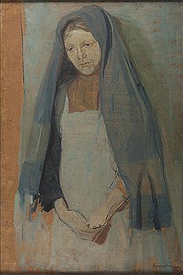 Sample artwork by Ignacy Pinkas (1888 - 1935), known for artwork inspired by his time as a soldier in the polish legions - View similar artists and auction records