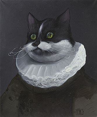 Baron Black Cat, 2016 by Tycjan Smialy - Auction record, sale price, and art valuation. Compare with similar artists and explore comparable artworks.