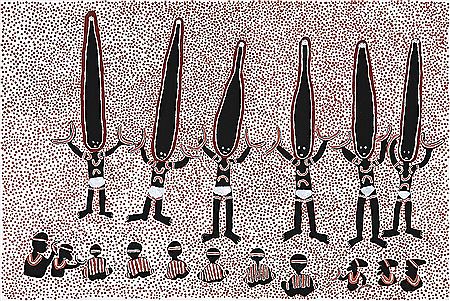 MEN DANCING WAKAYA, c.1987 by Jarinyanu David Downs - Auction record, sale price, and art valuation. Compare with similar artists and explore comparable artworks.