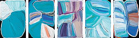 Five Works: KIRRIWIRRI, 2006 – 2007 by Jan Billycan - Auction record, sale price, and art valuation. Compare with similar artists and explore comparable artworks.