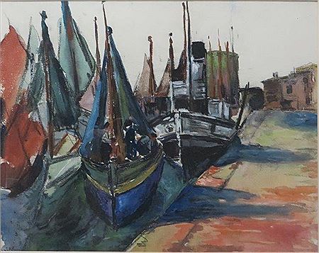 Le port by Jeanne Klein - Auction record, sale price, and art valuation. Compare with similar artists and explore comparable artworks.