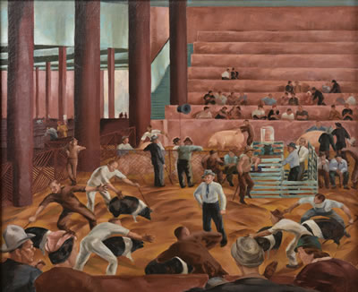 Sample artwork by Maurine Cantey (1901 - 1982), known for portrait, still-life, mural, block prints - View similar artists and auction records