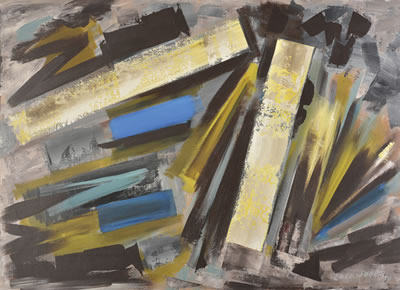 Dark Excitation by Ward Lockwood - Auction record, sale price, and art valuation. Compare with similar artists and explore comparable artworks.