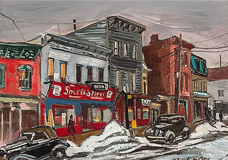 Main Street in Snow