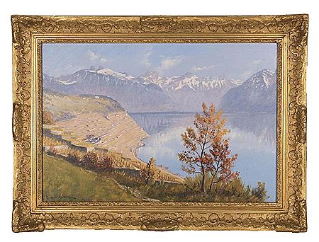 Lavaux pris au dessus de Grandvaux
