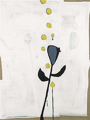 Flower and Poppy in Moonlight 2000