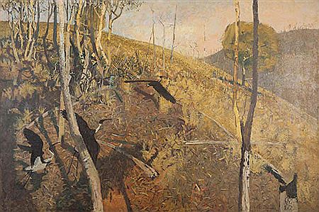 Landscape with Ibis
