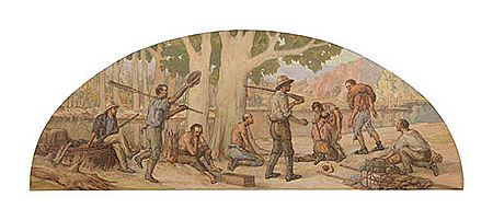 Explorers on Riverbank