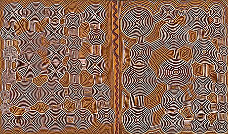 Untitled (Designs Associated with Tingari Ceremonies at Ngaminya), 1984