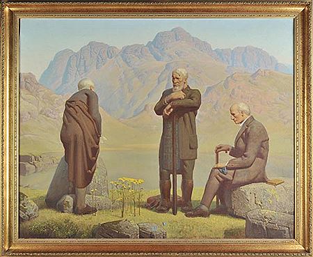 The Solitary, The Wanderer, and The Poet, 1944 by Delmar Harmood Banner - Auction record, sale price, and art valuation. Compare with similar artists and explore comparable artworks.
