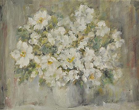 White Japanese Anemones