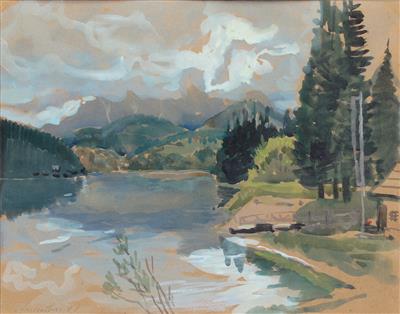 Seelandschaft by Peter Richard Oberhuber - Auction record, sale price, and art valuation. Compare with similar artists and explore comparable artworks.