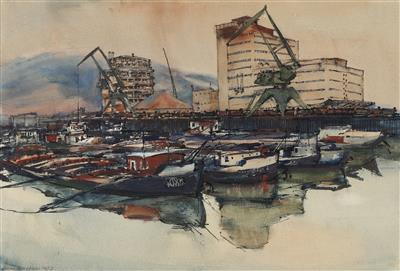 2 Bilder "Hafenansichten von Linz" by Hans Weibold - Auction record, sale price, and art valuation. Compare with similar artists and explore comparable artworks.