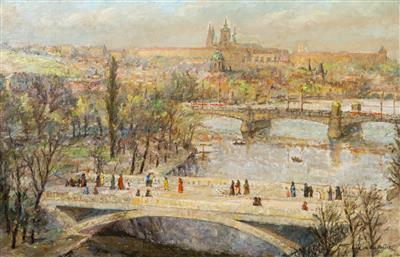 Spring in Prague by Emanuel Knizek - Auction record, sale price, and art valuation. Compare with similar artists and explore comparable artworks.