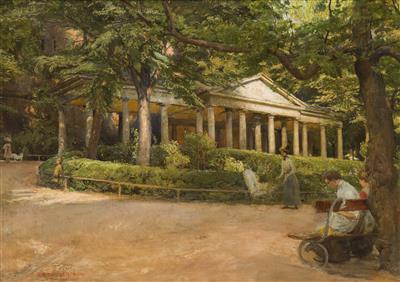 Františkov Park in Brno (now known as Denisovy sady) by Samuel Brunner - Auction record, sale price, and art valuation. Compare with similar artists and explore comparable artworks.