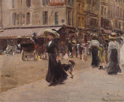Rue Daufine by Josef Jelinek - Auction record, sale price, and art valuation. Compare with similar artists and explore comparable artworks.