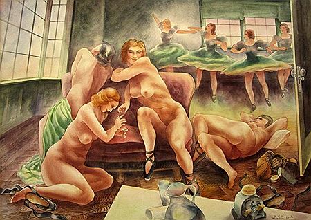 Pas de Quatre by Nicholas Brigante - Auction record, sale price, and art valuation. Compare with similar artists and explore comparable artworks.