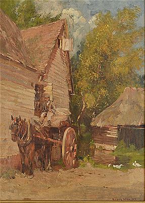 Sample artwork by Henry William Hine (1845 - 1941), known for painting, illustration - View similar artists and auction records