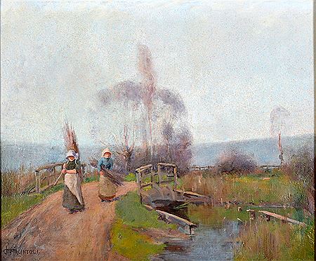 Wood Gatherers by John Macintosh Macintosh - Auction record, sale price, and art valuation. Compare with similar artists and explore comparable artworks.
