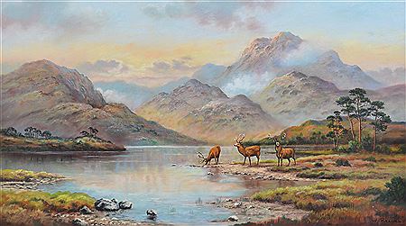 Highland Lochs with Red Dear (2)
