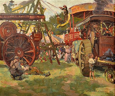 The Fair at Penzance by Alethea Garstin - Auction record, sale price, and art valuation. Compare with similar artists and explore comparable artworks.