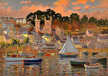 Fowey Town from Polruan, Autumn 06